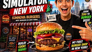 Starting My Dream Burger Shop in New York! 🍔 (Burger Simulator)