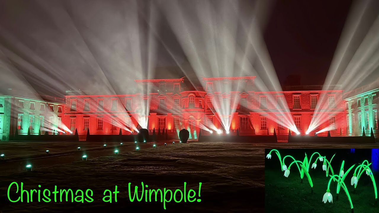 Christmas at Wimpole 2024 | Incredible Festive Light Show!