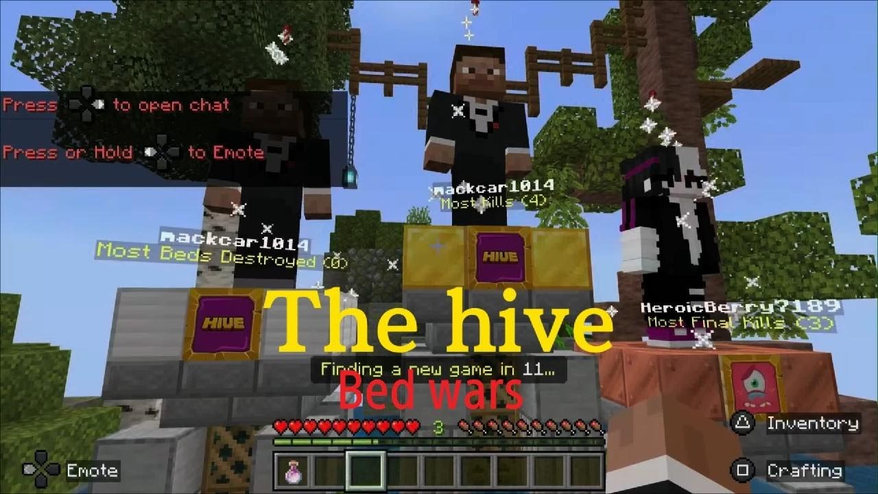 Cooking in bed Wars.In Minecraft.