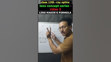 concept for derivation of lens maker formula in few seconds #neet #jee #physics #class12th