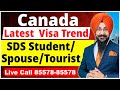 Canada visa trend april2024real truthstudyvisacanada spouseopenworkpermit tourist