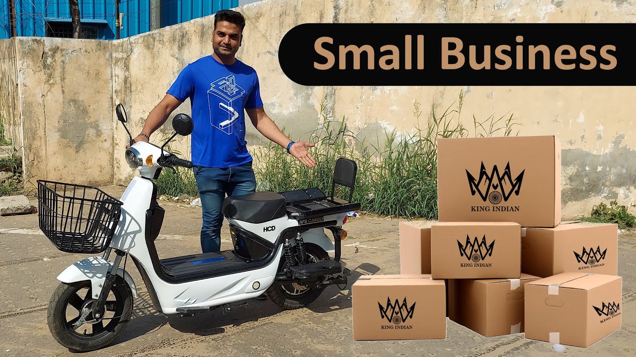 Electric scooter cargo bike from HCD electric King Indian YouTube