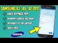 Gambar cover Samsung A5 2017 Frp Bypass | Remove Google Account Lock Without PC