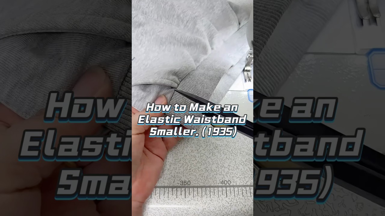 How to Make an Elastic Waistband Smaller. #sewing #sewinghacks #stitchboutique #stitchboutique