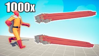 1000x OP SPEAR THROWER vs EVERY BOSS - TABS | Totally Accurate Battle Simulator 2024