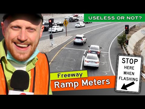 Why the extra RED LIGHT on freeway ramps?