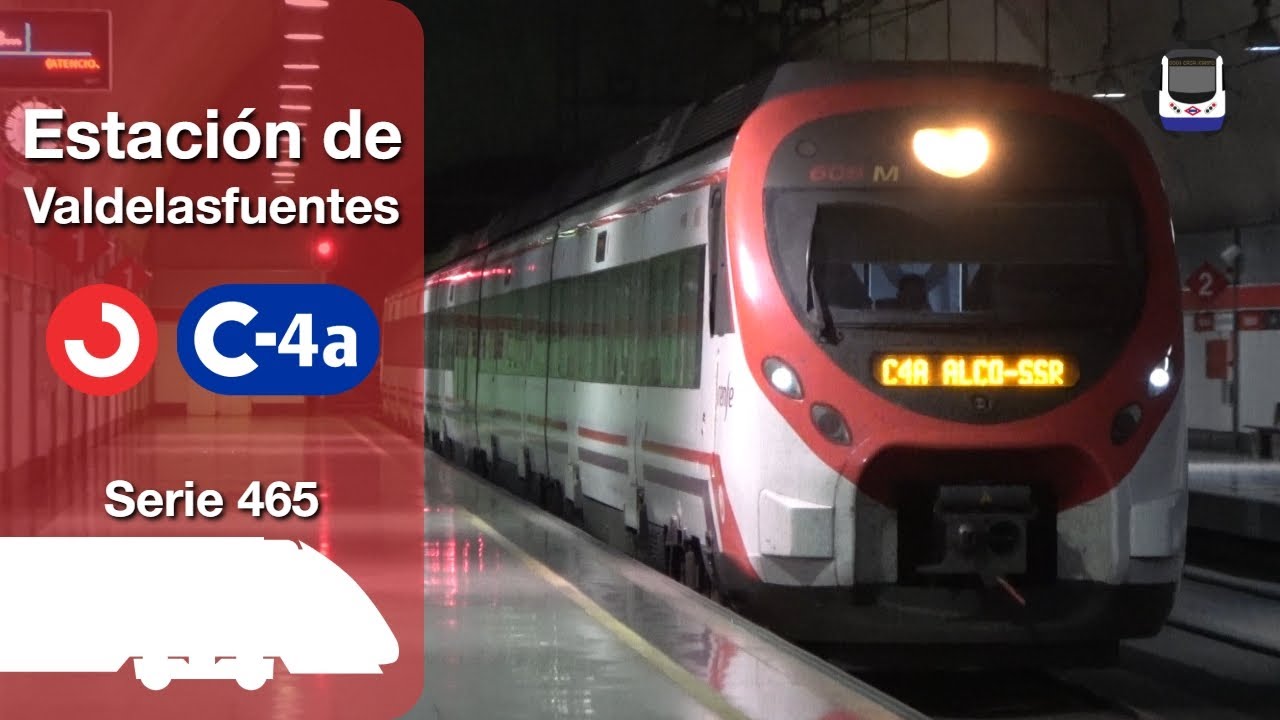 Trenes por la estación de Valdelasfuentes | Cercanías Madrid