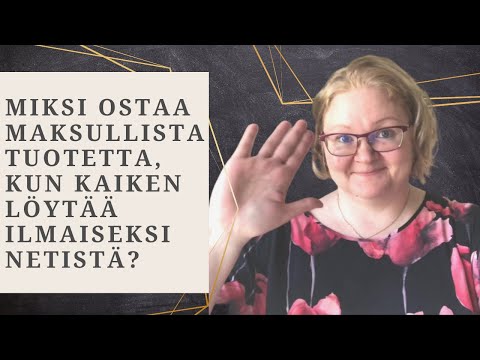 Video: Tuotteen Löytäminen Internetistä