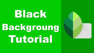 How to Make Black Background of a Photo by Snapseed