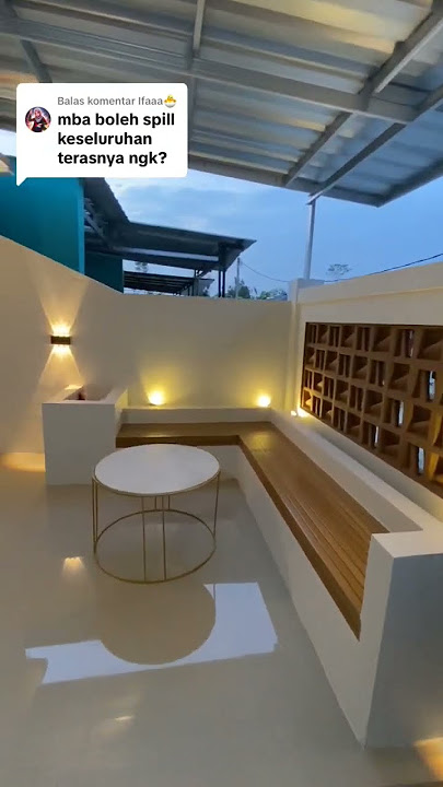 Inspirasi Teras Rumah by @adesska #terasrumah #terasrumahminimalis #terascafe