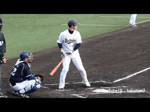120312　オリックス vs 中日　春季教育リーグ　6回裏　三ツ俣　縞田