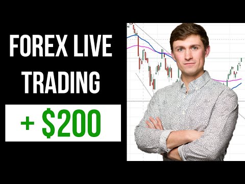 Shorting the EUR/USD Drop for +$200.00 | Live Forex Trading