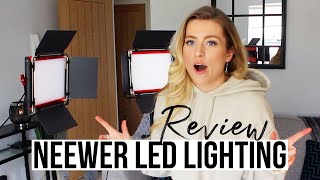 NEEWER 660 LED LIGHTS | Best lighting for Youtube Videos | Unboxing & First Impressions | Ellesse