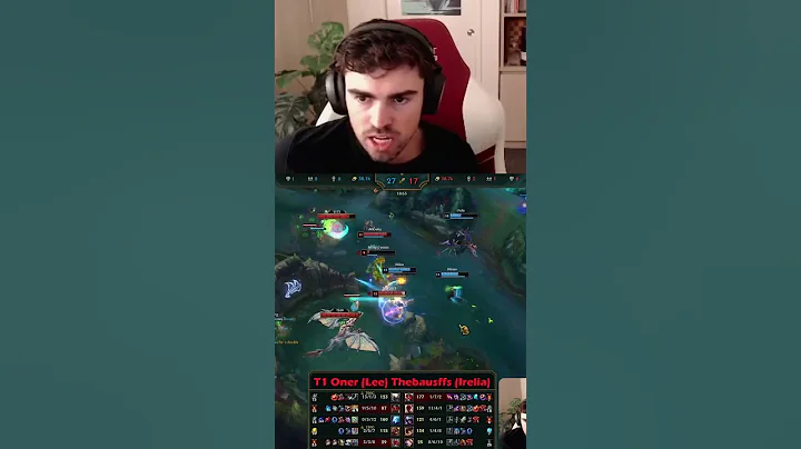 T1 ONER'S LEE SIN IS INSANE!! #leagueoflegends #shorts #midbeast #league