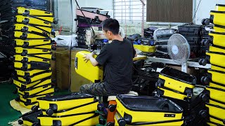 Inside a Chinese Luggage Factory: How Spinner Luggage is Mass Produced