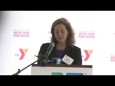 Mayor de Blasio Delivers Remarks at New Edenwald YWCA Ground Breaking Ceremony mayor de blasio children