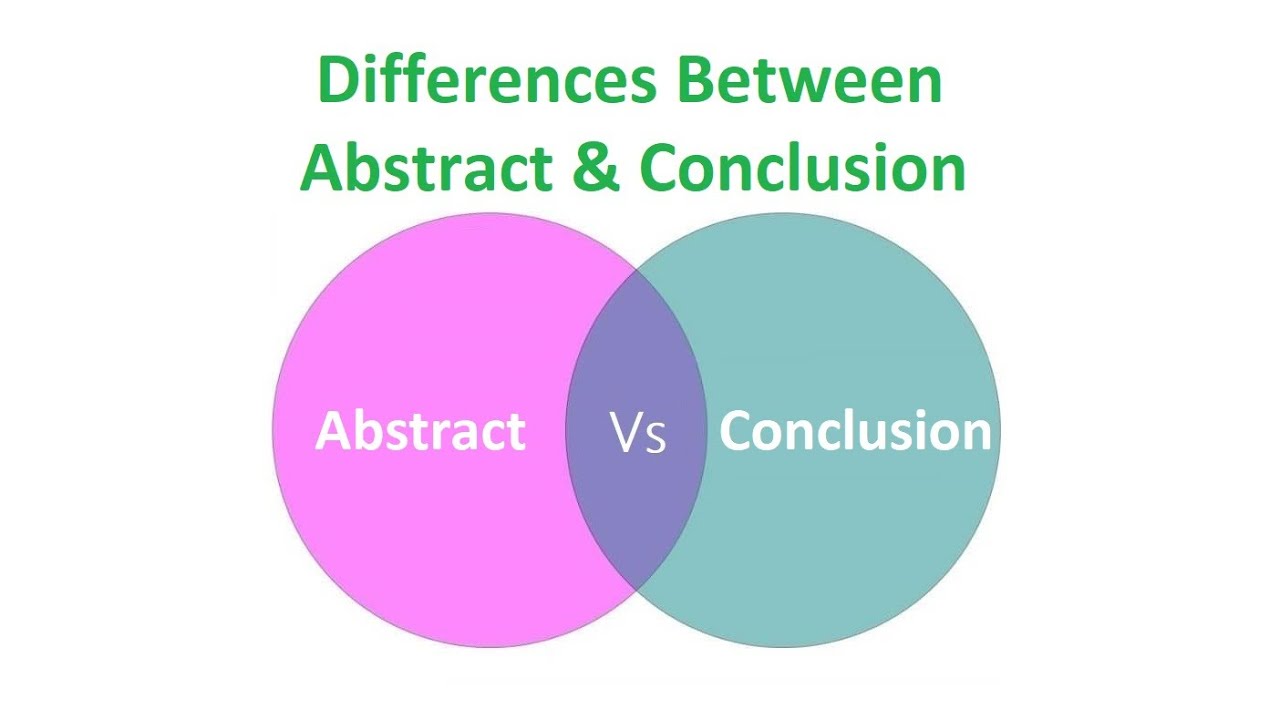 Differences Between Abstract and Conclusion - YouTube
