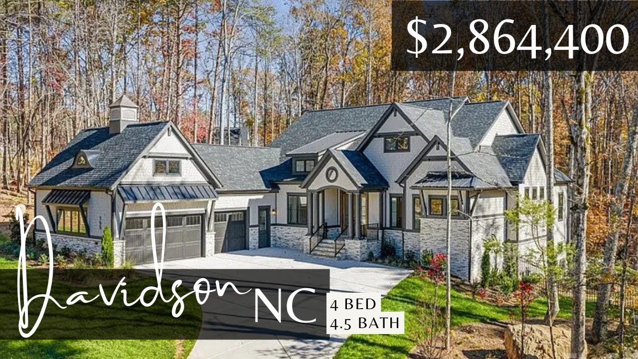 Дома на продажу в Дэвидсоне, Северная Каролина | Элитные дома, построенные по индивидуальному про...
