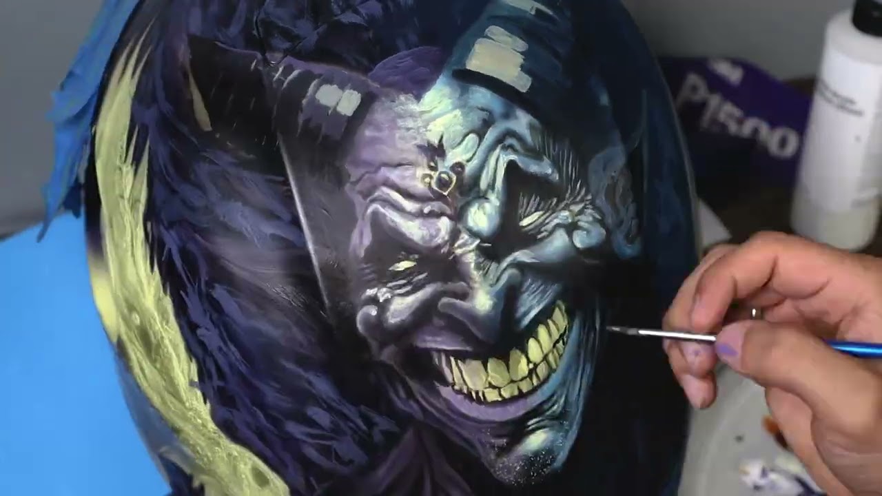 Airbrushing and acrylic painting Demon, Beasts, Dragons, and Warriors Pt 3 - HD Stencils
