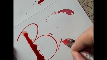 Splatter Calligraphy Name Request no.786