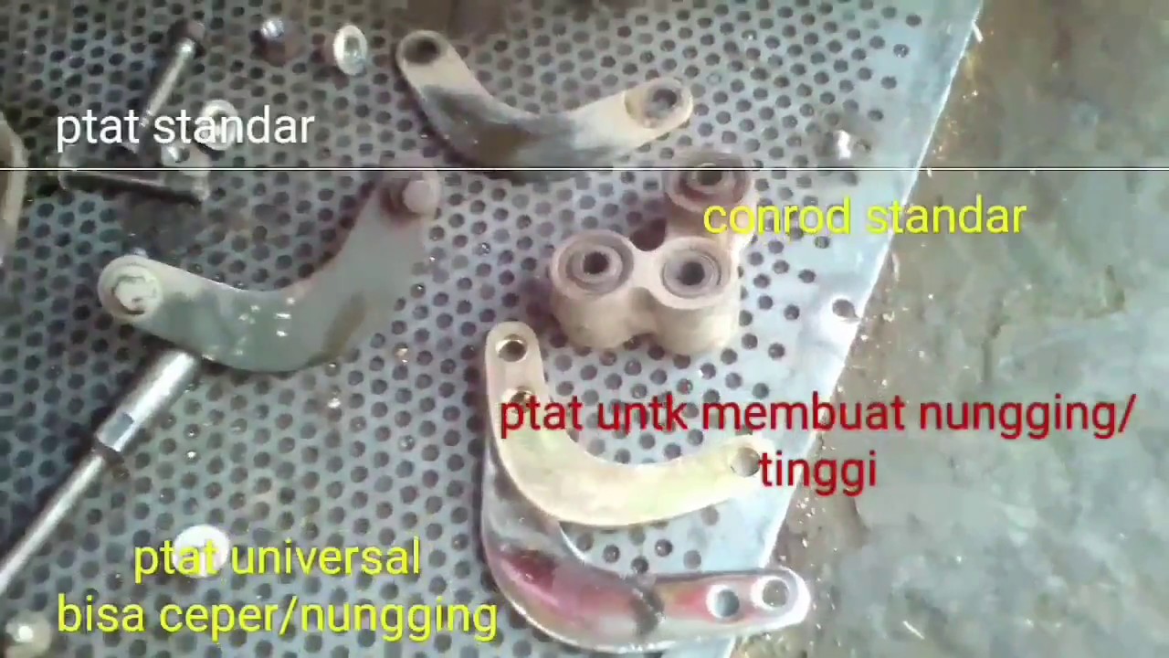Cara Menurunkan Dan Meninggikan Shok Vixion Tutorial YouTube
