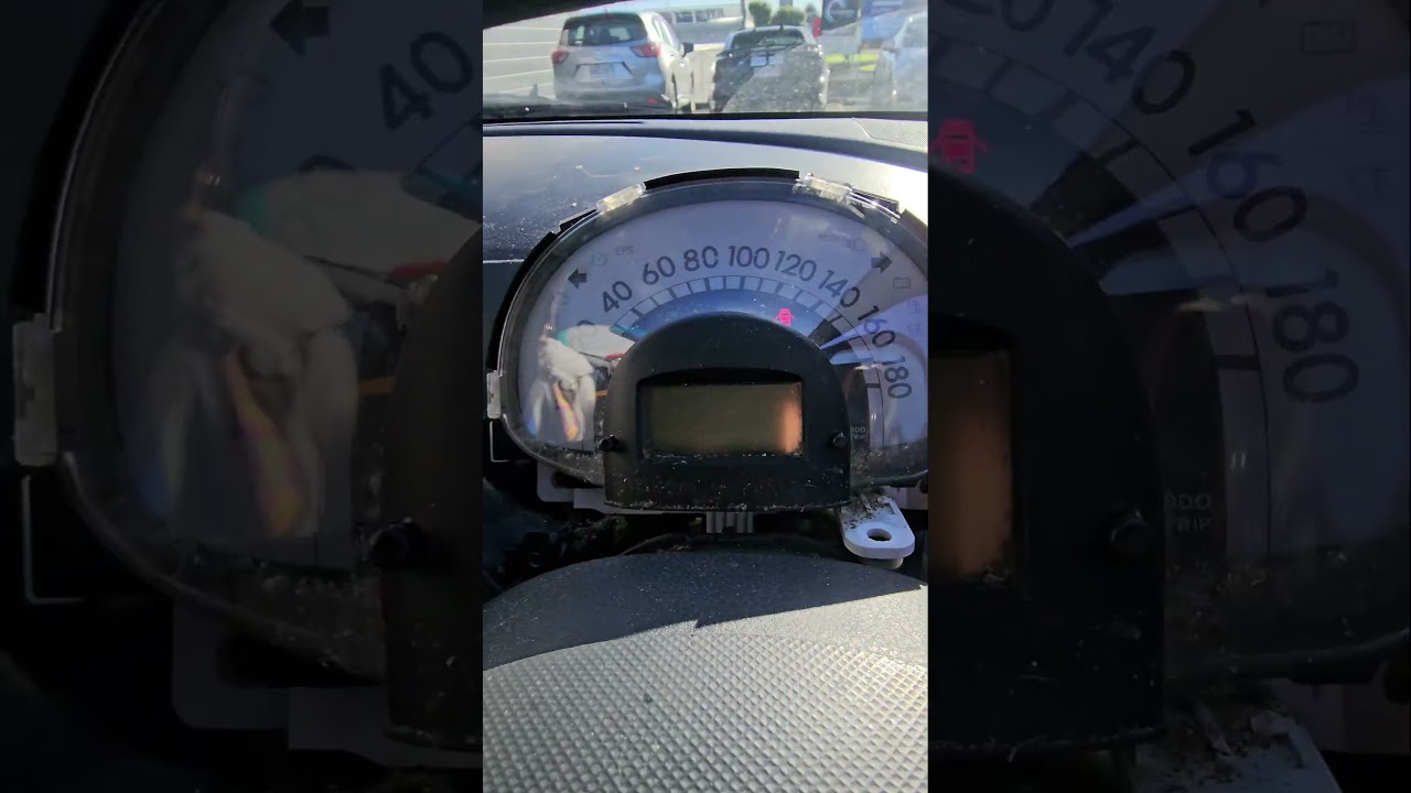 Toyota Passo 2004, Dash Instrument Cluster Replacement. 