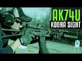 Shooting an "Alpha" AK74U with Kobra Sight