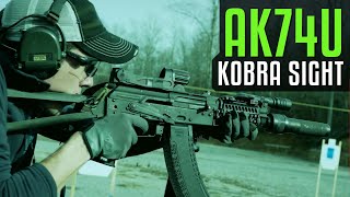 Shooting an 'Alpha' AK74U with Kobra Sight