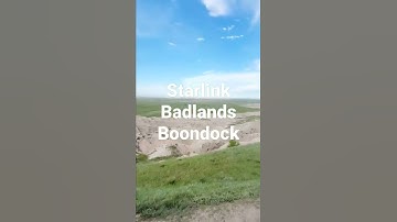 BADLANDS National Park #starlink  #shorts