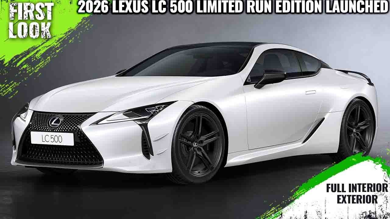 2026 Lexus LC 500 Special Edition Launched With New Colour - Full Interior Exterior - First Look