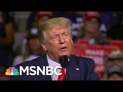 White HouseDenies, Deflects Small Crowd At Trump Comeback Campaign Rally | MSNBC