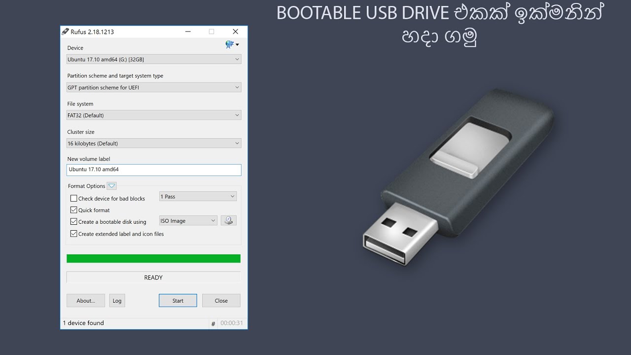 Rufus - How to Create Bootable USB Flash Drive - YouTube
