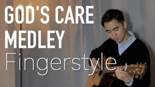 Video thumbnail of "God Will Take Care of You - Fingerstyle guitar cover medley  [2 Hymns]"