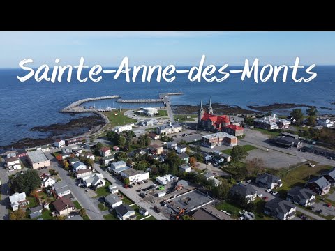 Sainte-Anne-des-Monts Quebec,Canada Drone Video