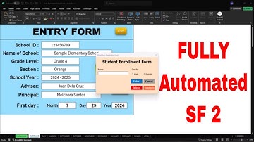 Fully Automated School Form 2 for Elementary Teachers
