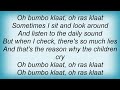Peter Tosh  Oh Bumbo Klaat Lyrics 360p