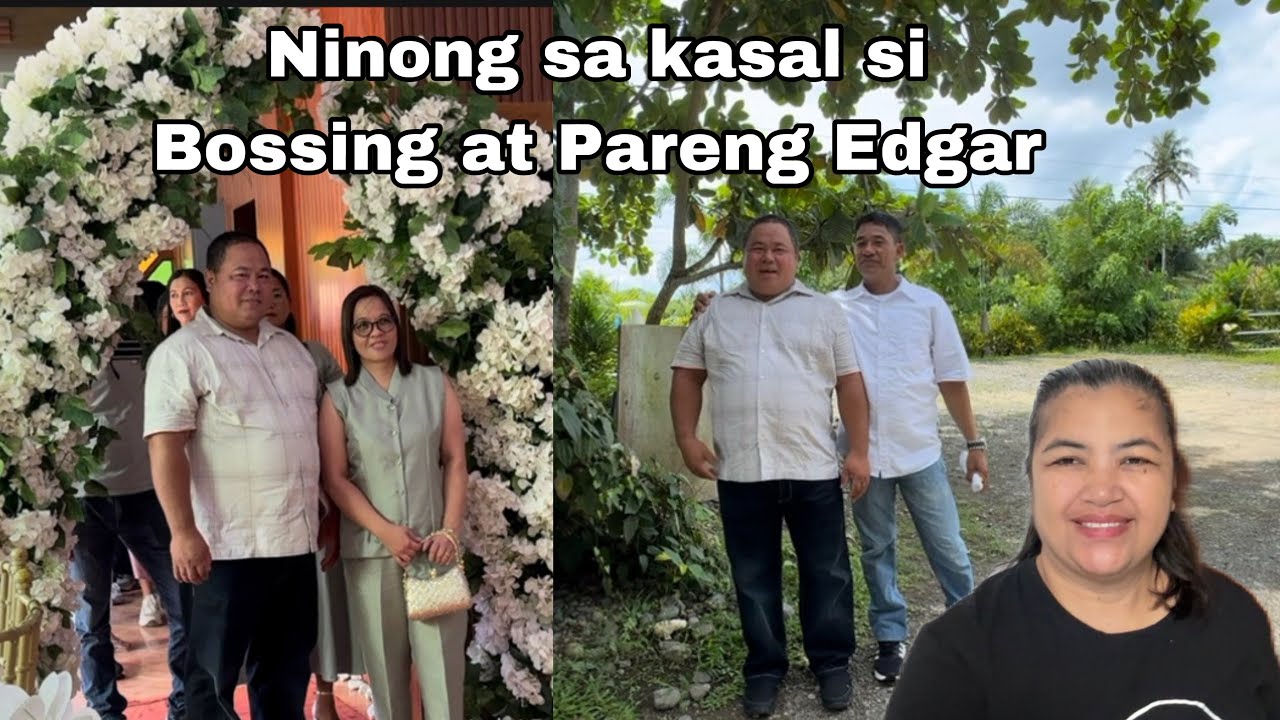 Nag Ninong sa kasal si Bossing at Pareng Edgar