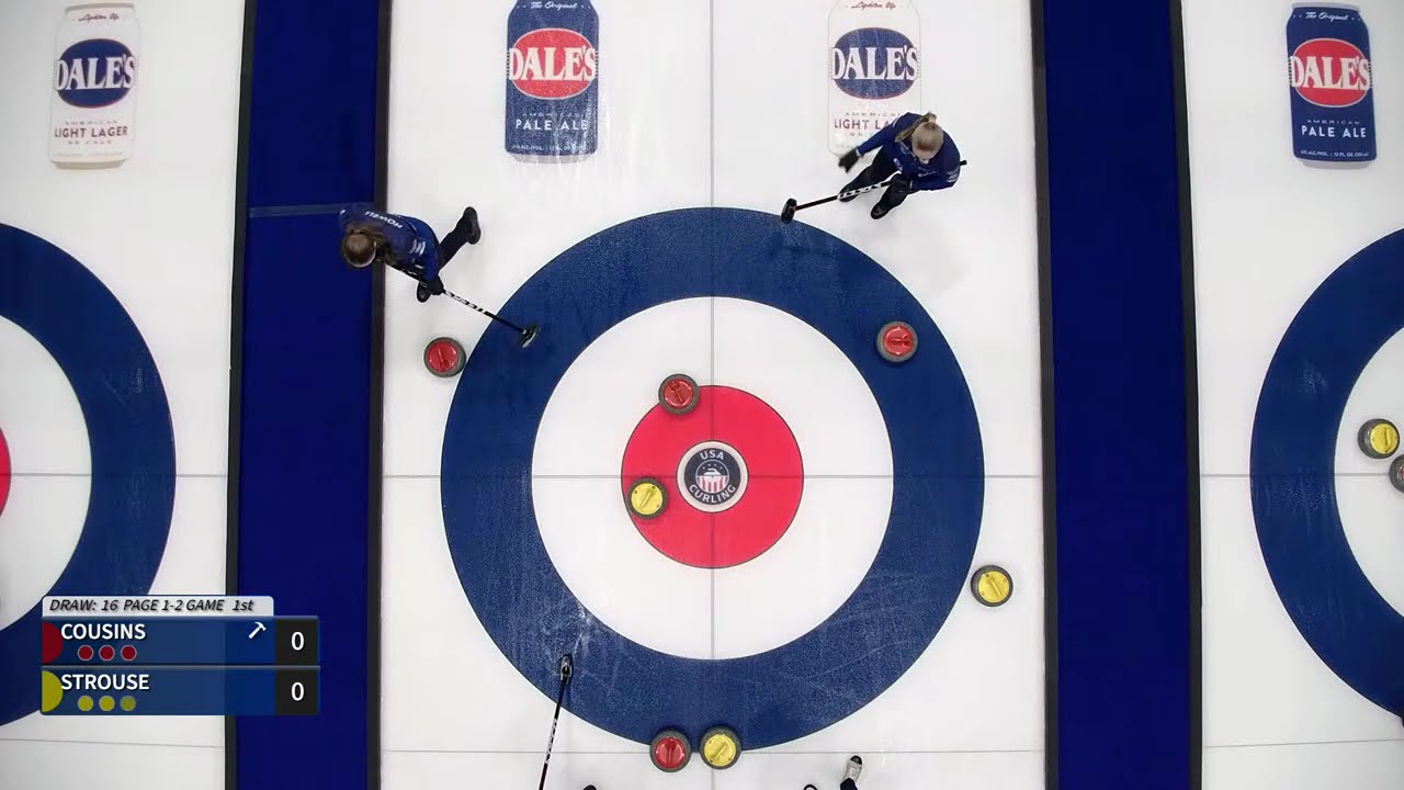 FEATURE: Elizabeth Cousins vs. Delaney Strouse - PAGE 1v2 - USA Curling National Championships