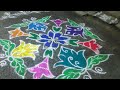 Kolam design# flower design