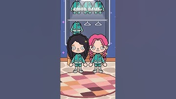 Goth🖤 And Kawaii🩷 Sisters Got into Squid Game😱👇🏻✨