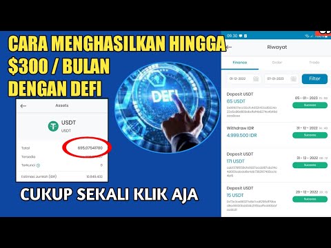 Cara menghasilkan 300 USDT per bulan dengan Defi | Menghasilkan 240%-720% dengan Defi