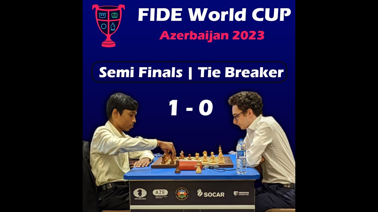 Impressive R Praggnanandhaa stays alive in FIDE Chess WC semis