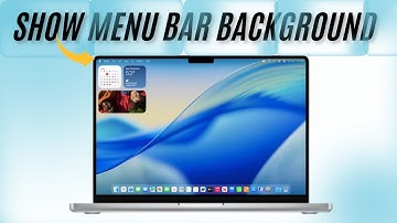 How to Show Menu Bar Background in macOS Tahoe 26 on Mac