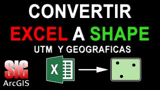 Convertir tabla Excel a Shapefile en ArcGIS 10.2  10.3 | MasterGIS