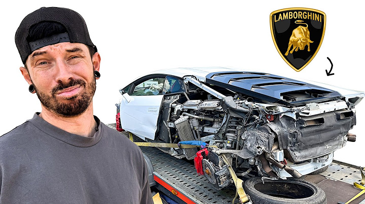 I BOUGHT A WRECKED LAMBORGHINI HURACAN THAT I COULDN'T FIX
