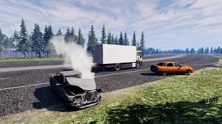 Авария с Кинематографичной камерой № 7 | BeamNG.Drive |