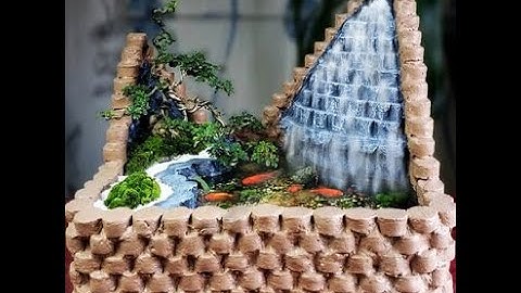 Góc Thư Giãn | Hồ Cá Đẹp Với Tiểu Cảnh Thác Nước