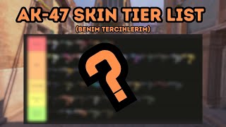 CS2 AK47 SKİNLERİNİ SIRALIYORUZ (Cs2TierList)