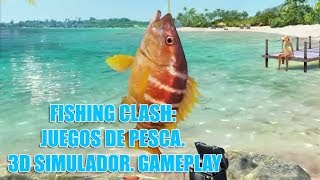 Fishing Clash: Juegos de pesca. 3D Simulador. Gameplay iOS, Android screenshot 1