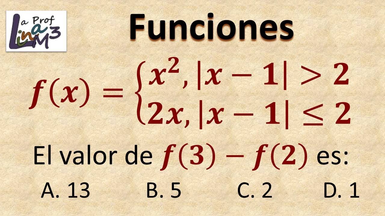 Como calcular el valor de una funcion